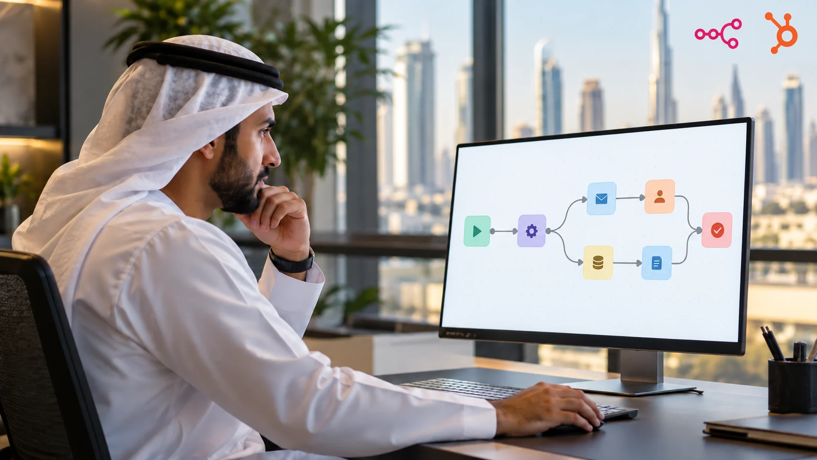 Enterprise AI Integration in MENA Websites: n8n, LLMs, and HubSpot