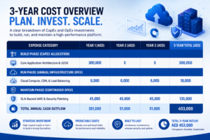 Enterprise digital infrastructure cost analysis for CIOs and CFOs